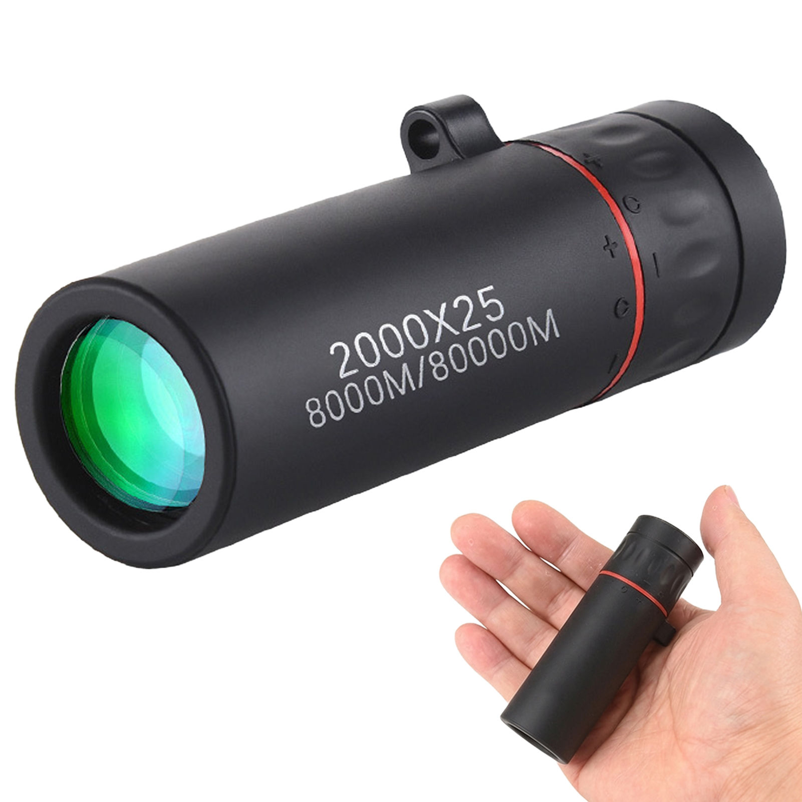 Outdoor Adventure And Travel - Mini Telescopio Monoculare ad Alta Potenza