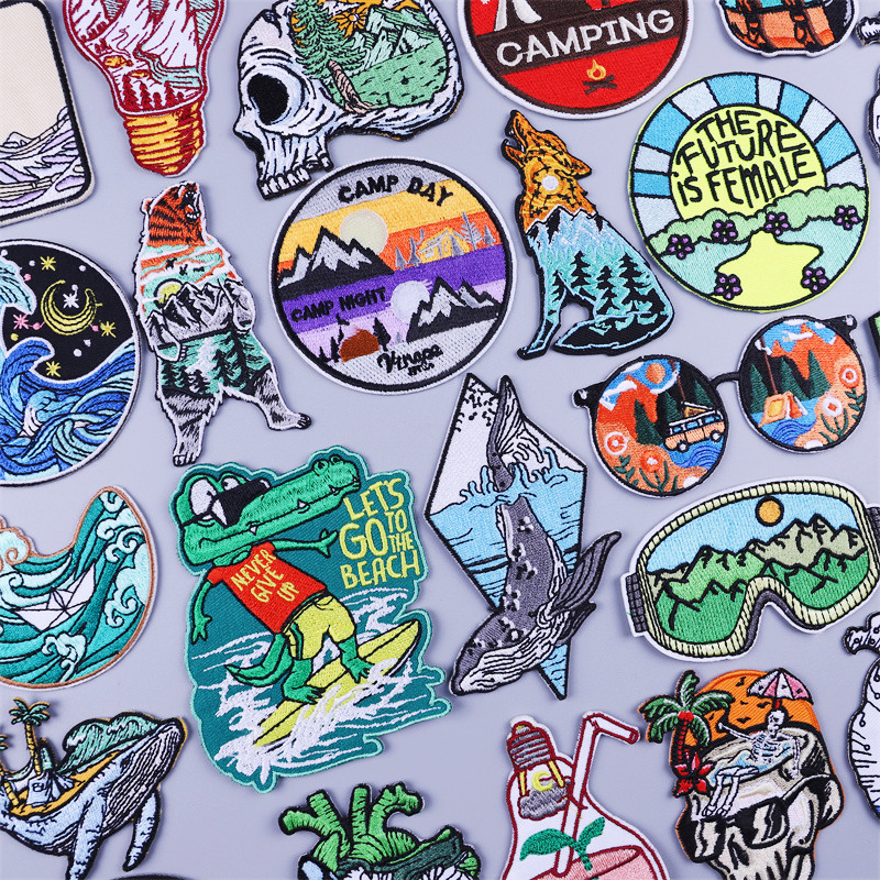 Outdoor Adventure And Travel Show - Van Gogh Patch Wave Patch sui