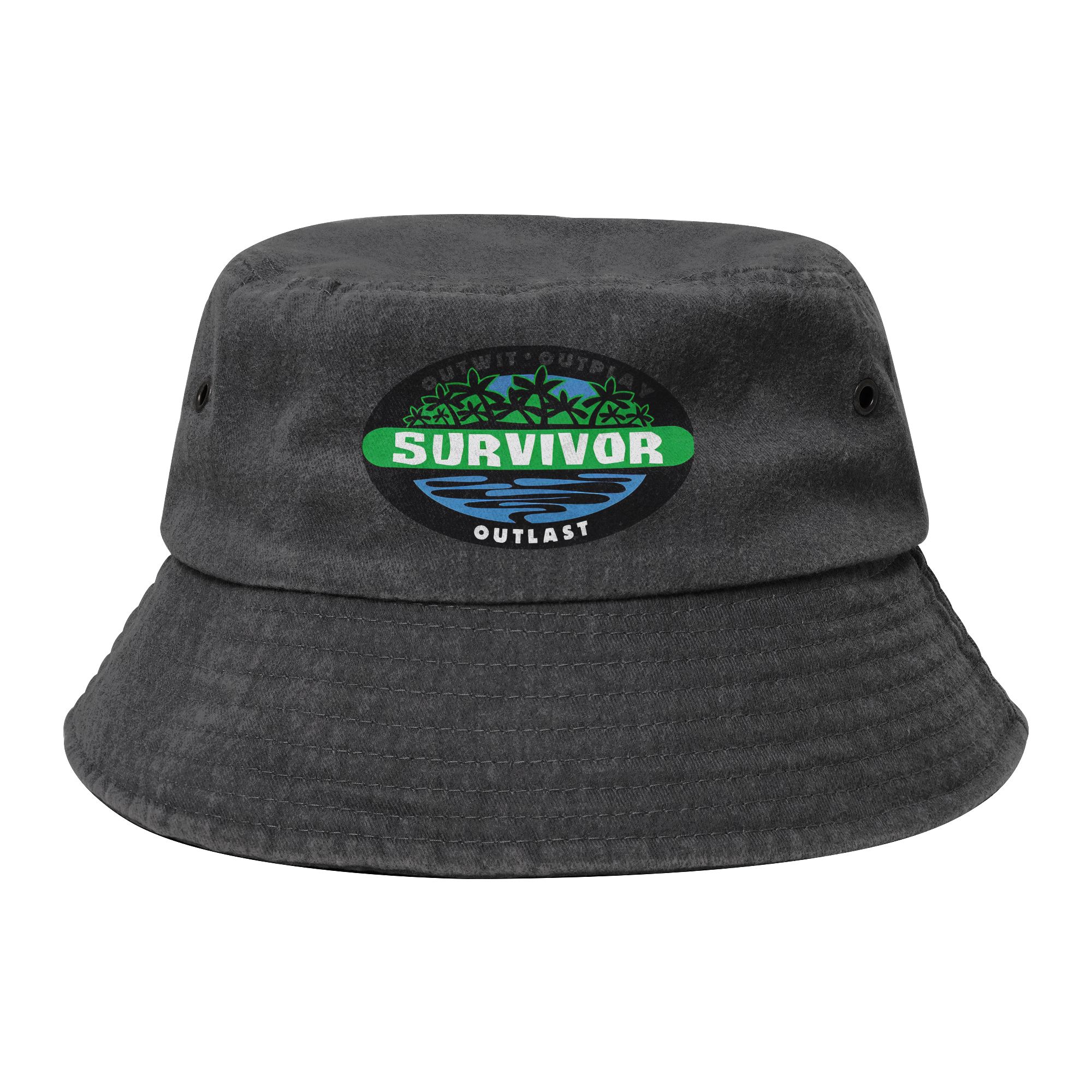 Outdoor Adventure And Travel Show - Cappello da pescatore in denim effetto