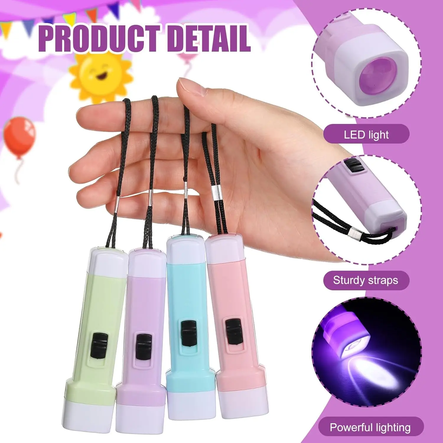 5-100 pezzi torcia a LED per b - Outdoor Adventure Activities For Kids recensione e prezzo