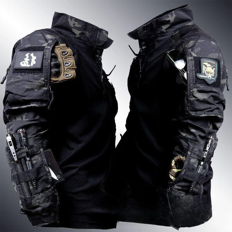 Set giacca mimetica tattica At - Outdoor Adventure Windbreaker recensione e prezzo